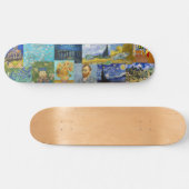 Vincent Van Gogh - Masterstuks Patchwork Persoonlijk Skateboard (Horizontaal)