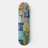 Vincent Van Gogh - Masterstuks Patchwork Persoonlijk Skateboard (Voorkant)