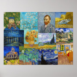 Vincent Van Gogh - Masterstuks Patchwork Poster
