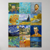 Vincent Van Gogh - Masterstuks Patchwork Poster (Voorkant)