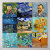 Vincent Van Gogh - Masterstuks Patchwork Poster (Voorkant)
