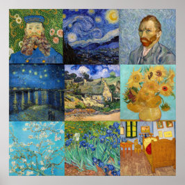 Vincent Van Gogh - Masterstuks Patchwork Poster