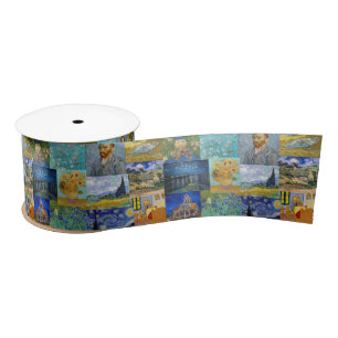 Vincent Van Gogh - Masterstuks Patchwork Satijnen Lint