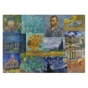 Vincent Van Gogh - Masterstuks Patchwork Snijplank
