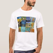 Vincent Van Gogh - Masterstuks Patchwork T-shirt (Voorkant)