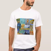 Vincent Van Gogh - Masterstuks Patchwork T-shirt (Voorkant)