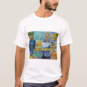 Vincent Van Gogh - Masterstuks Patchwork T-shirt