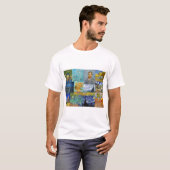 Vincent Van Gogh - Masterstuks Patchwork T-shirt (Voorkant volledig)