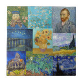 Vincent Van Gogh - Masterstuks Patchwork Tegeltje (Voorkant)