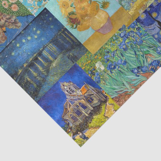 Vincent Van Gogh - Masterstuks Patchwork Tissuepapier (Detail)