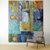 Vincent Van Gogh - Masterstuks Patchwork Wandkleed (In situ)