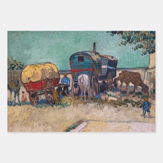 Vincent Van Gogh - Masterstuks Selection Inpakpapier Vel (Voorkant 3)