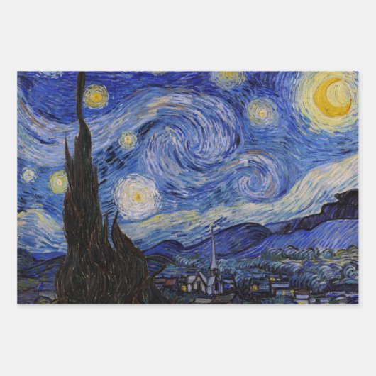 Vincent Van Gogh - Masterstuks Selection Inpakpapier Vel (Voorkant)