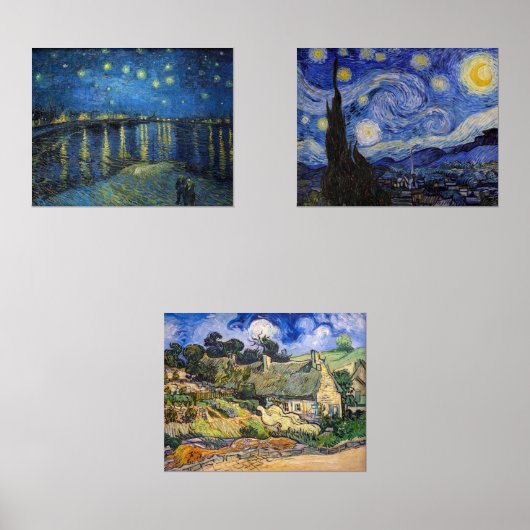 Vincent Van Gogh - Masterstuks Selection Muurkunst Sets (Voorkant)