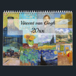 Vincent van Gogh Masterstukselectie Kalender<br><div class="desc">post-impressionistische schilderijen van Vincent van Gogh</div>