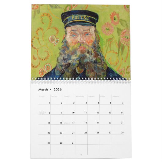 Vincent van Gogh Masterstukselectie Kalender (Mar 2026)