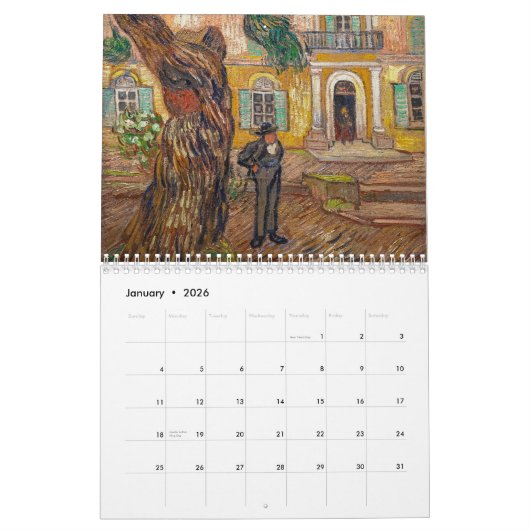 Vincent van Gogh Masterstukselectie Kalender (Jan 2026)