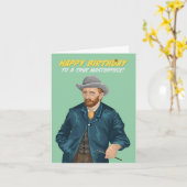 Vincent Van Gogh Meesterwerk Verjaardag Kaart (Gele Bloem)
