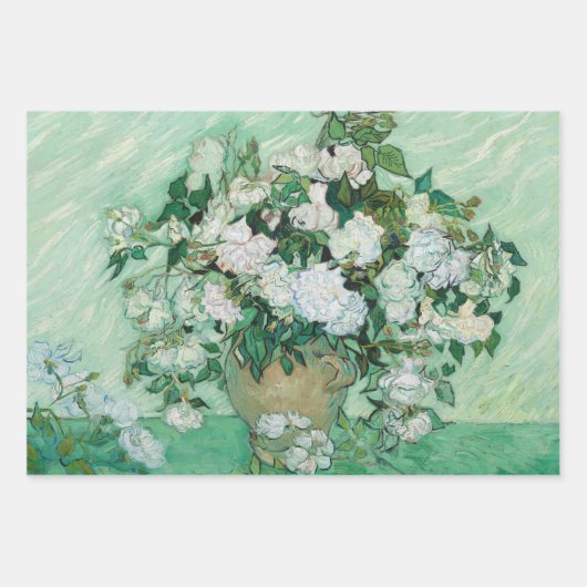 Vincent Van Gogh - Meesterwerken Bloemen Selectie Inpakpapier Vel (Voorkant 3)
