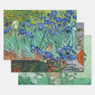 Vincent Van Gogh - Meesterwerken Bloemen Selectie Inpakpapier Vel