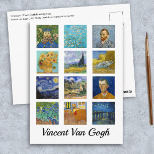 Vincent Van Gogh - Meesterwerken Mozaïek Briefkaart