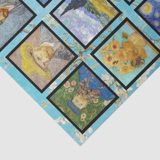 Vincent Van Gogh - Meesterwerken Raster Tissuepapier (Detail)