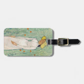 Vincent van Gogh - Meisje in het wit Bagagelabel (Voorkant horizontaal)