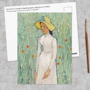Vincent van Gogh - Meisje in het Wit Briefkaart