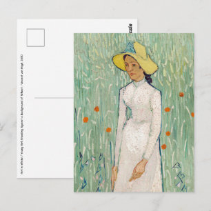 Vincent van Gogh - Meisje in het wit Briefkaart