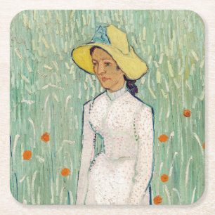 Vincent van Gogh - Meisje in het wit Kartonnen Onderzetters