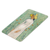 Vincent van Gogh - Meisje in het wit Magneet (Linkerzijde)