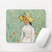 Vincent van Gogh - Meisje in het wit Muismat (Met muis)