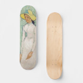 Vincent van Gogh - Meisje in het wit Persoonlijk Skateboard (Voorkant)