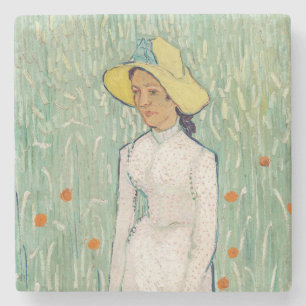 Vincent van Gogh - Meisje in het wit Stenen Onderzetter