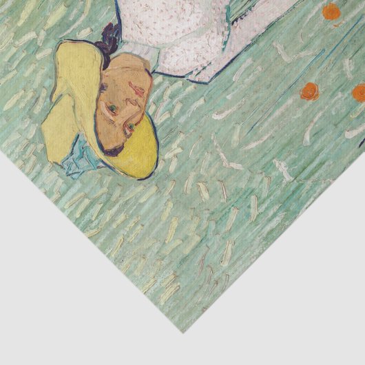 Vincent van Gogh - Meisje in het wit Tissuepapier (Detail)