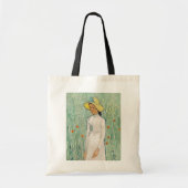 Vincent van Gogh - Meisje in het wit Tote Bag (Voorkant)