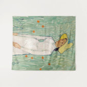 Vincent van Gogh - Meisje in het wit Wandkleed (Voorkant (horizontaal))