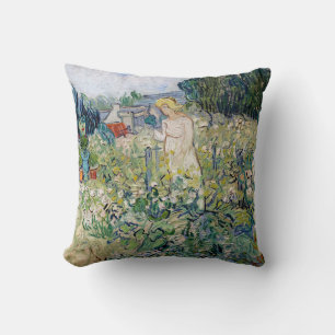 Vincent van Gogh - Mejuffrouw Gachet in haar tuin Kussen