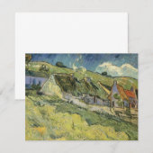 Vincent van Gogh - Met Riet Gedekte Huizen (Voorkant / Achterkant)