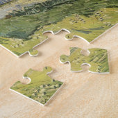 Vincent van Gogh - Met Riet Gedekte Huizen Legpuzzel (Zijkant)