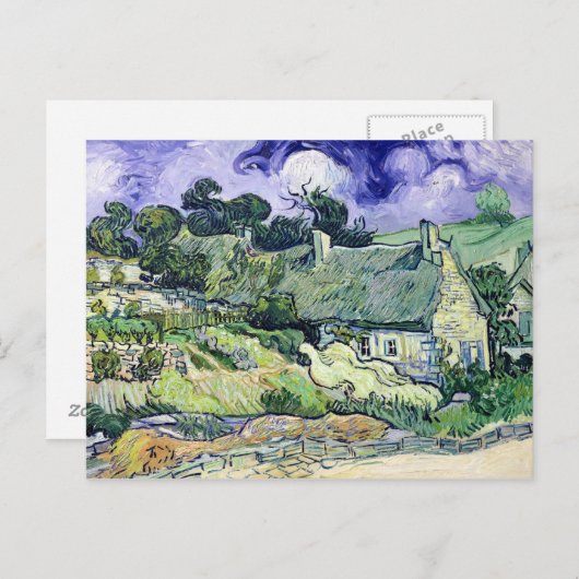 Vincent van Gogh | met stro bedekte Briefkaart (Voorkant / Achterkant)