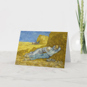 Vincent Van Gogh - Middag, Rust na het werk / Siës Kaart