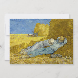 Vincent Van Gogh - Middag, Rust na het werk / Siës Kaart