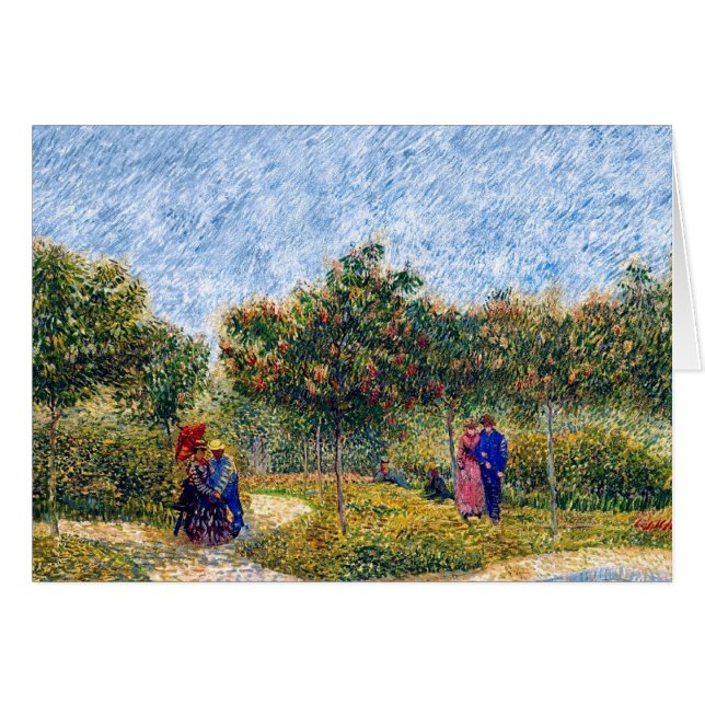 Vincent Van Gogh - Minnend Paar In Het Park (Voorkant Horizontaal)
