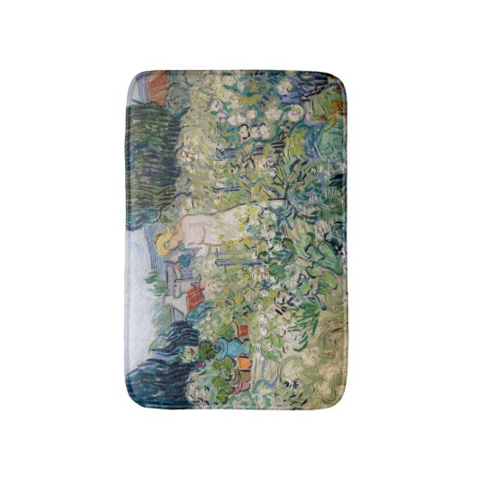 Vincent van Gogh - Miss Gachet in haar tuin Badmat (Voorkant Verticaal)
