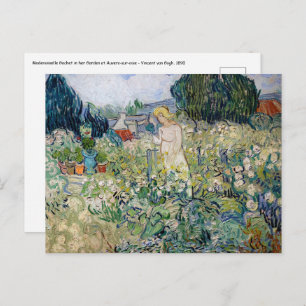 Vincent van Gogh - Miss Gachet in haar tuin Briefkaart