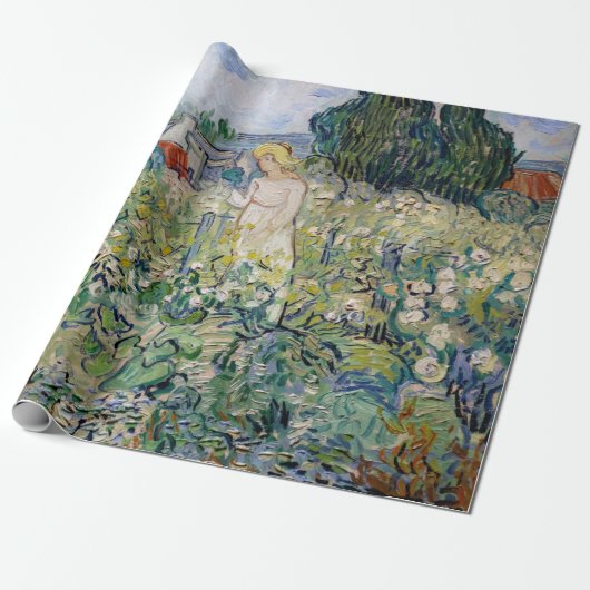 Vincent van Gogh - Miss Gachet in haar tuin Cadeaupapier (Uitgerold)