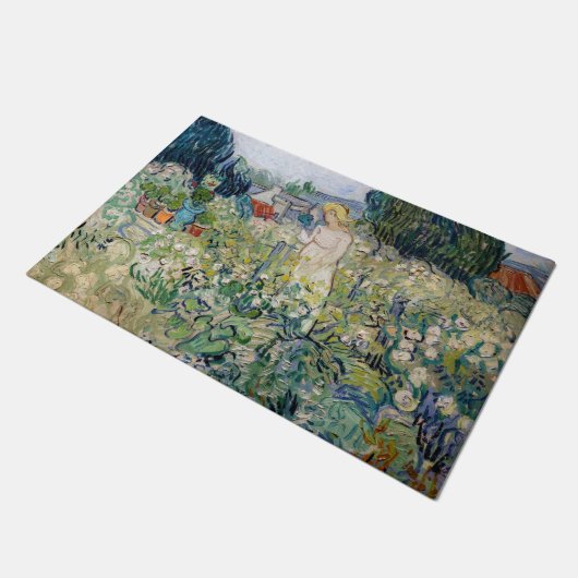 Vincent van Gogh - Miss Gachet in haar tuin Deurmat (Schuin)