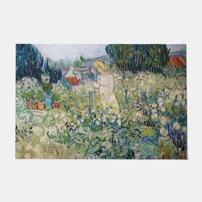 Vincent van Gogh - Miss Gachet in haar tuin Deurmat (Voorkant)