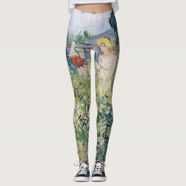 Vincent van Gogh - Miss Gachet in haar tuin Leggings
